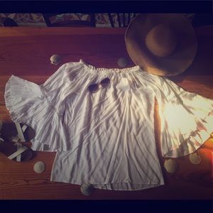 Never been worn cover up bell sleeve